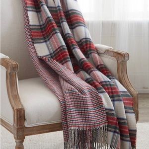 Biltmore Plaid Throw Blanket